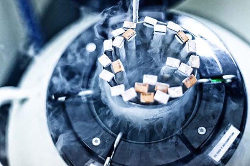 Зберігання вакцин у рідкому азоті